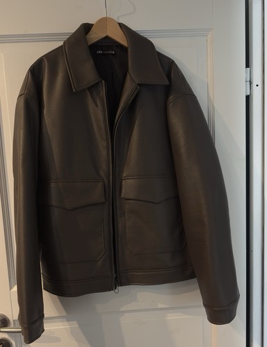 Zara herren lederjacke langarm - herren,
