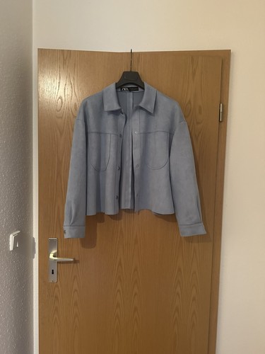 Blaue hemd jacke von zara - hemd,