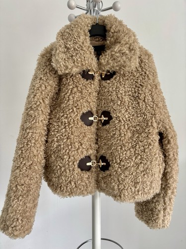 Zara teddyfelljacke kurz - teddyfelljacke,