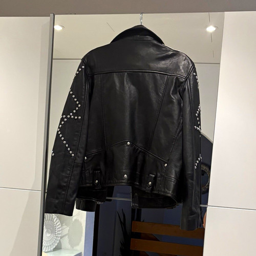 Zara damen biker - damen, lederjacke