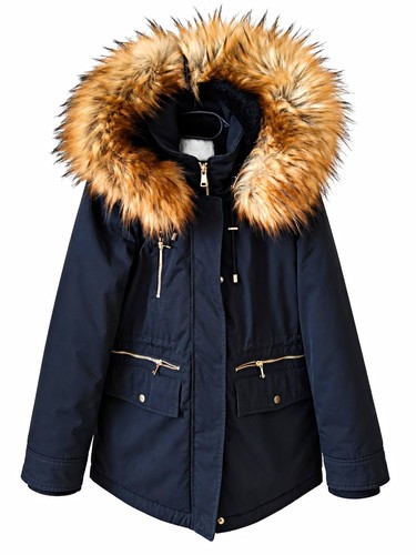 Zara woman winterparka - woman, schwarz