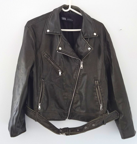 Zara damen biker - damen, lederjacke